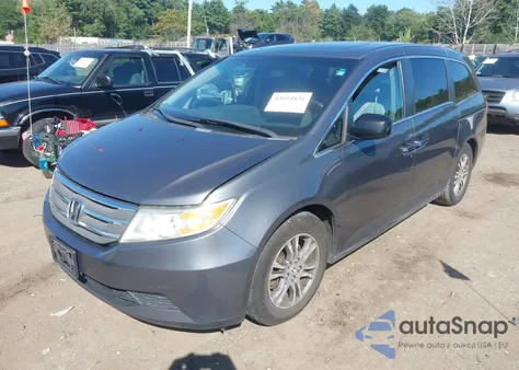 2011 Honda Odyssey Ex-L из США, поврежденный, VIN 5FNRL5H6XBB074308